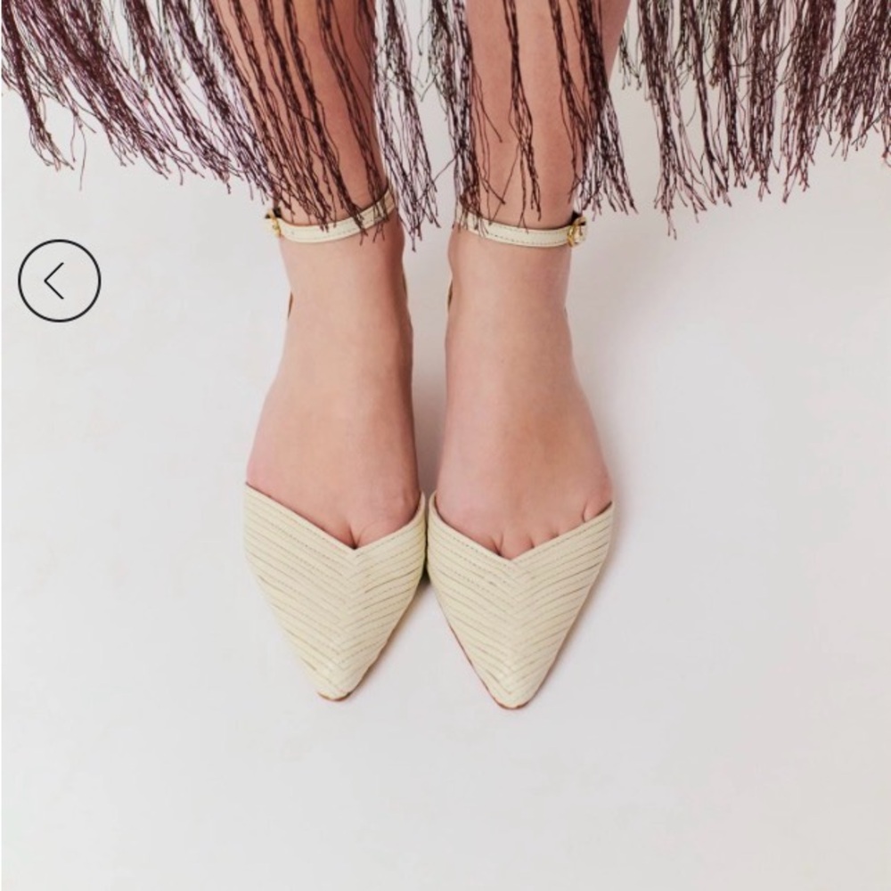 Anonymous Copenhagen Ankle-Strap Pointed Toe Heels in Light Blue - Picture 9 of 10